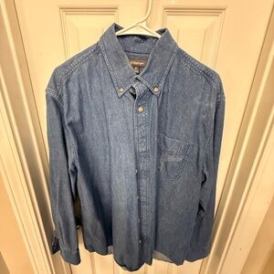 Croft & Barrow Denim Button Down Shirt